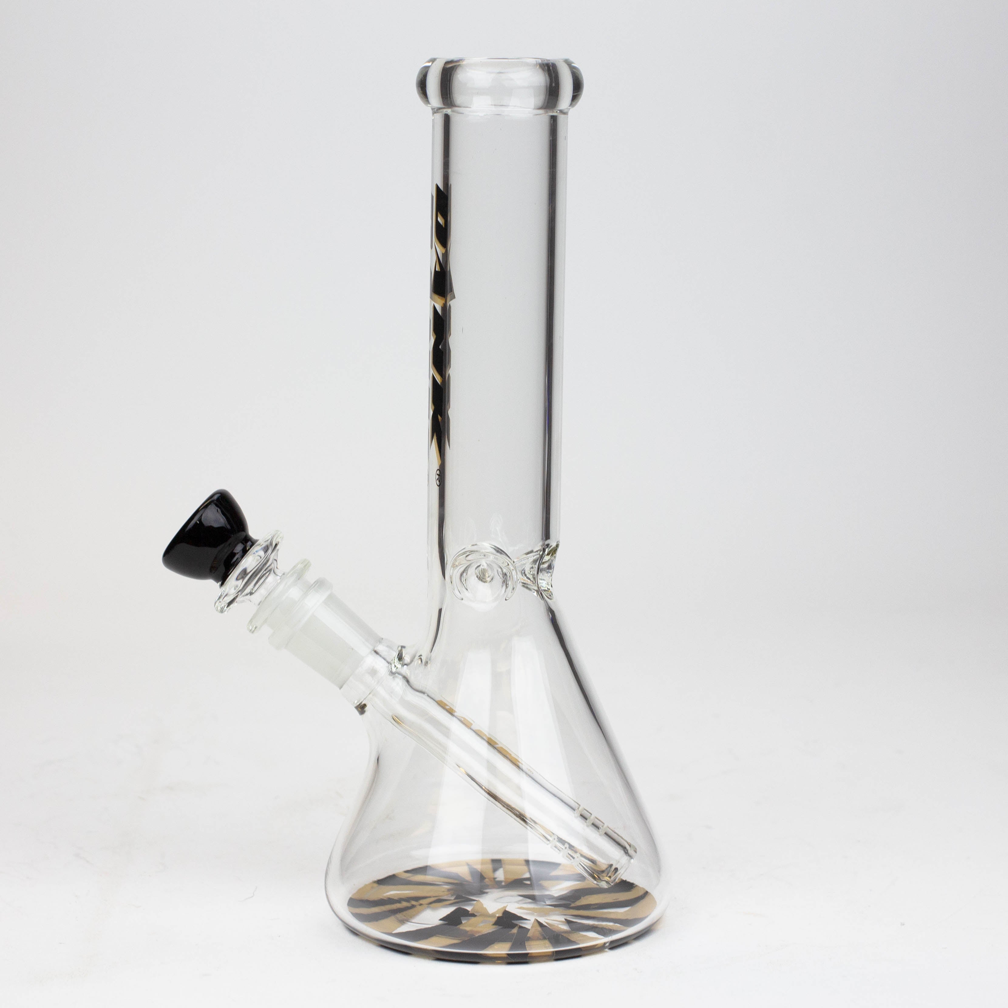 9.5" DANK beaker glass water bong (Wide / Jagged)