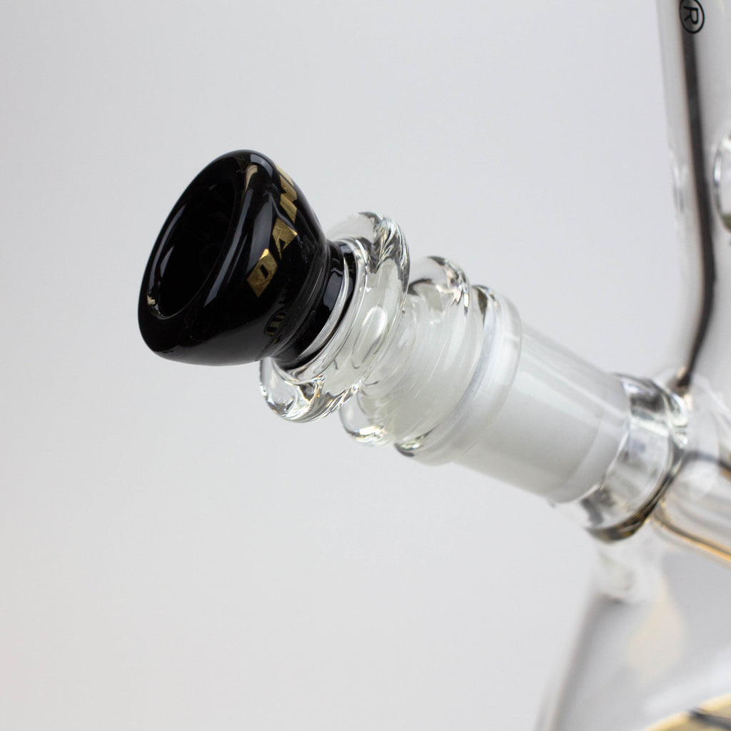 9.5" DANK beaker glass water bong (Wide / Jagged)
