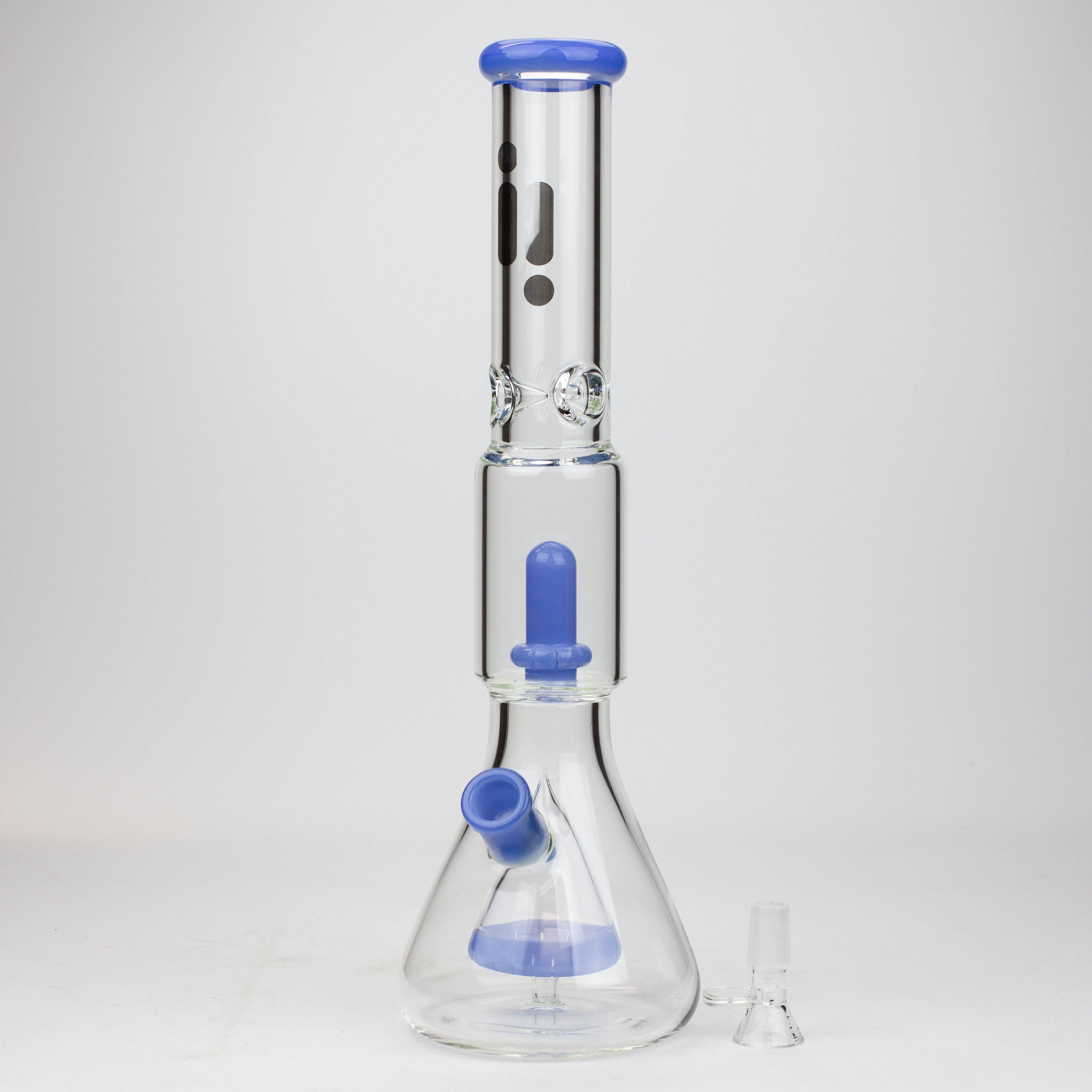 16" Infyniti showerhead percolator with Cone diffuser 7 mm glass bong