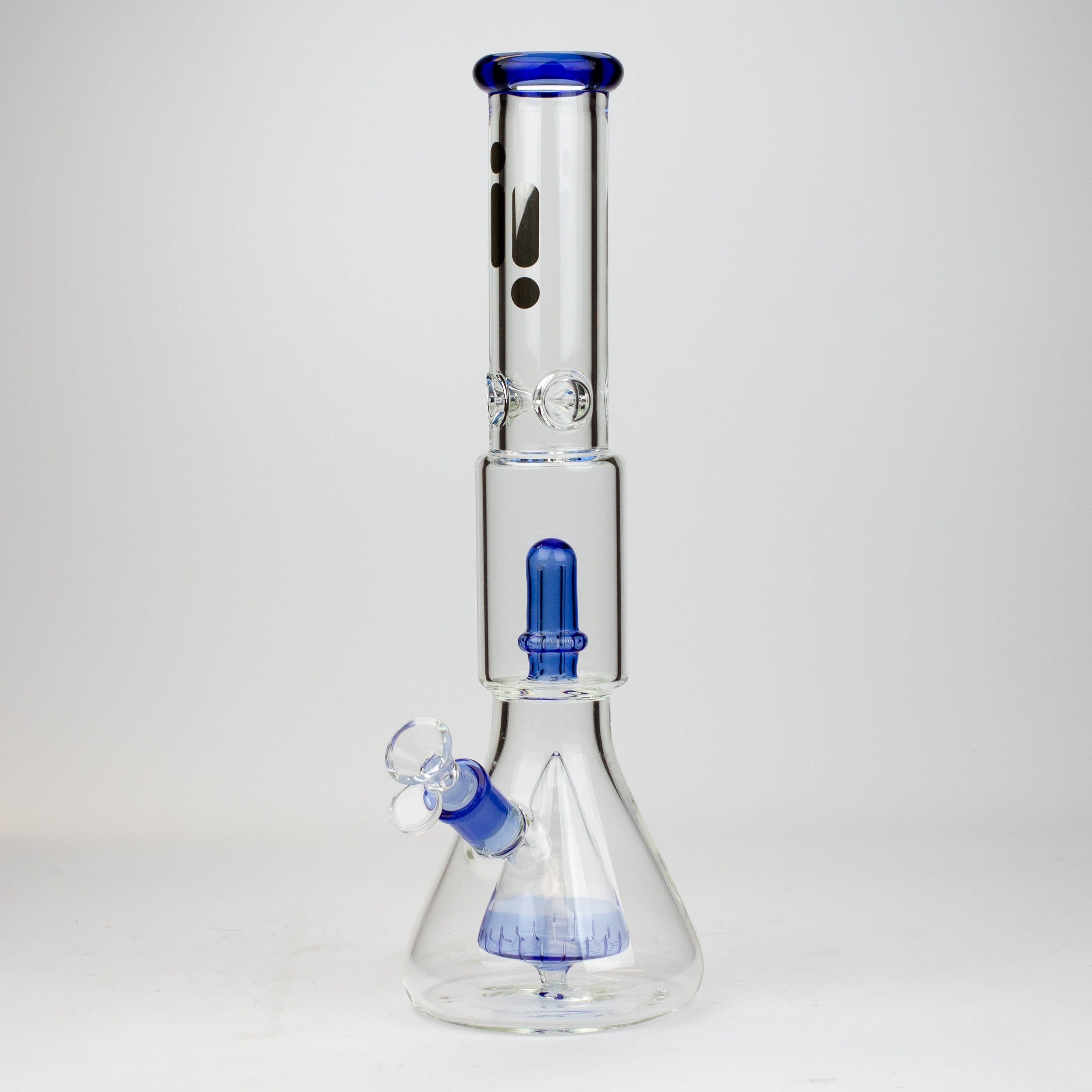 16" Infyniti showerhead percolator with Cone diffuser 7 mm glass bong