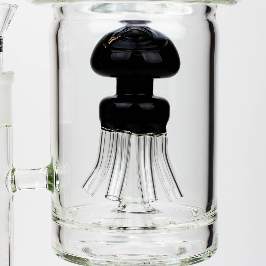 19" Infyniti 7mm flower Diff. and Reverse percolator glass bong