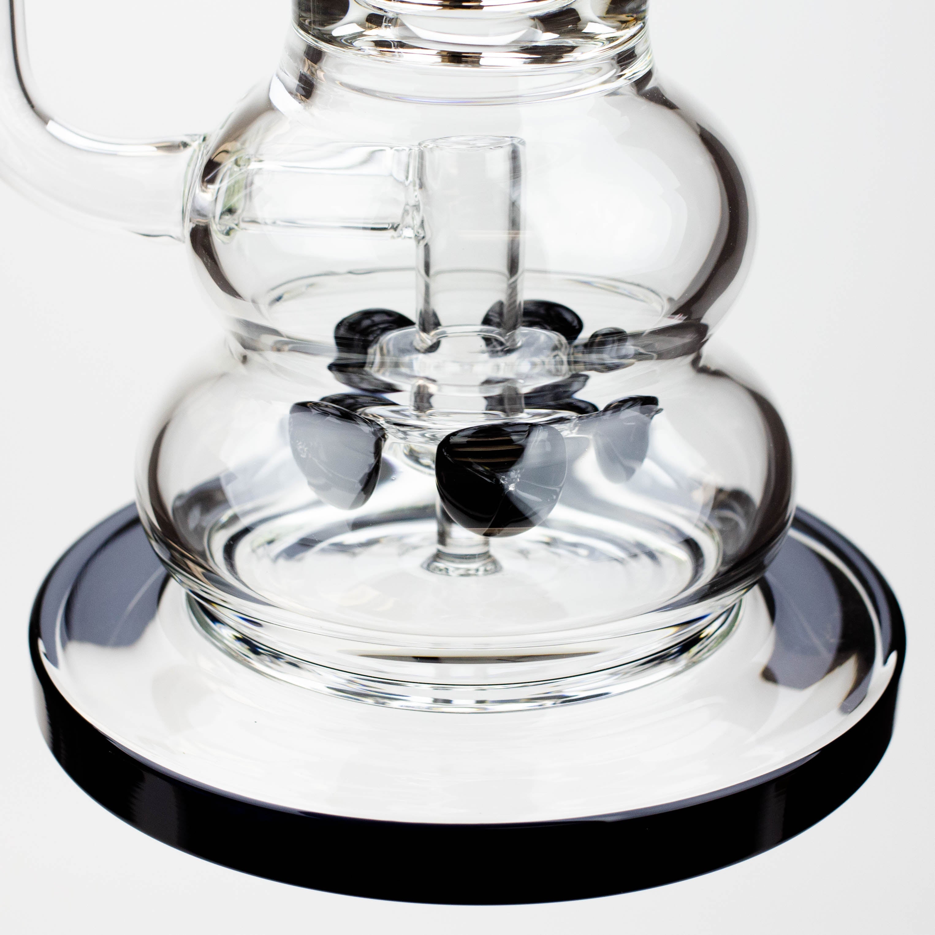 19" Infyniti 7mm flower Diff. and Reverse percolator glass bong