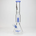16" Infyniti showerhead percolator with Cone diffuser 7 mm glass bong
