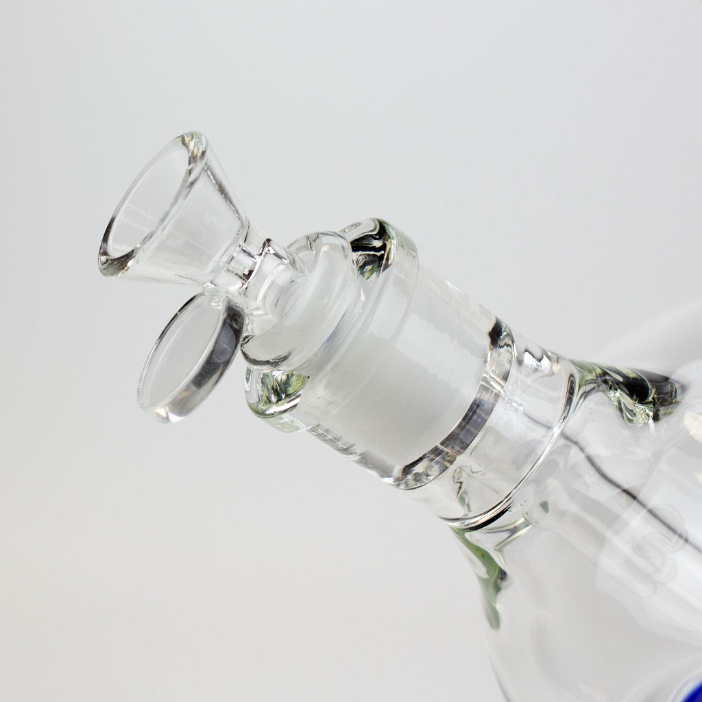 17.5" Infyniti 7mm Zig-zag glass bong