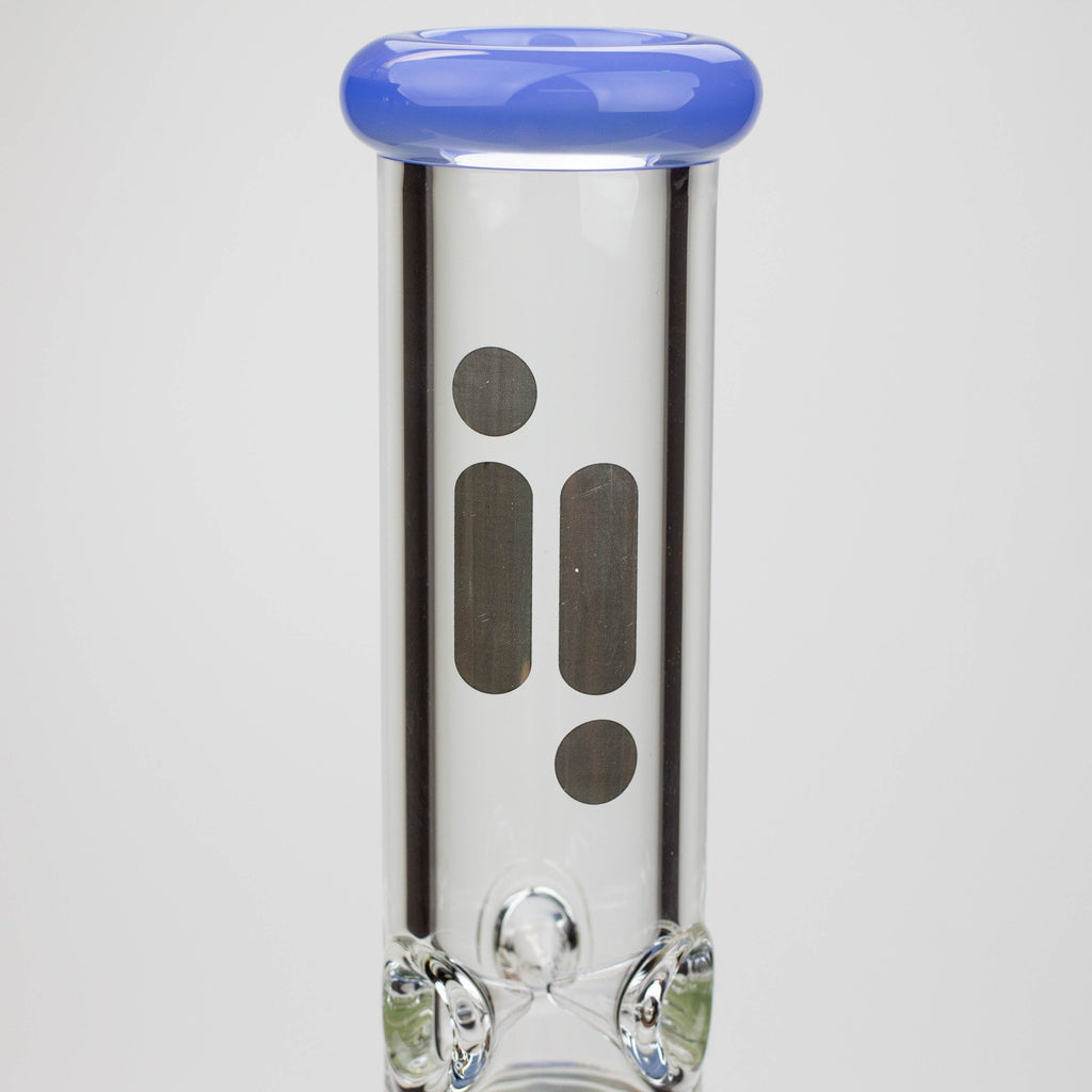 16" Infyniti showerhead percolator with Cone diffuser 7 mm glass bong