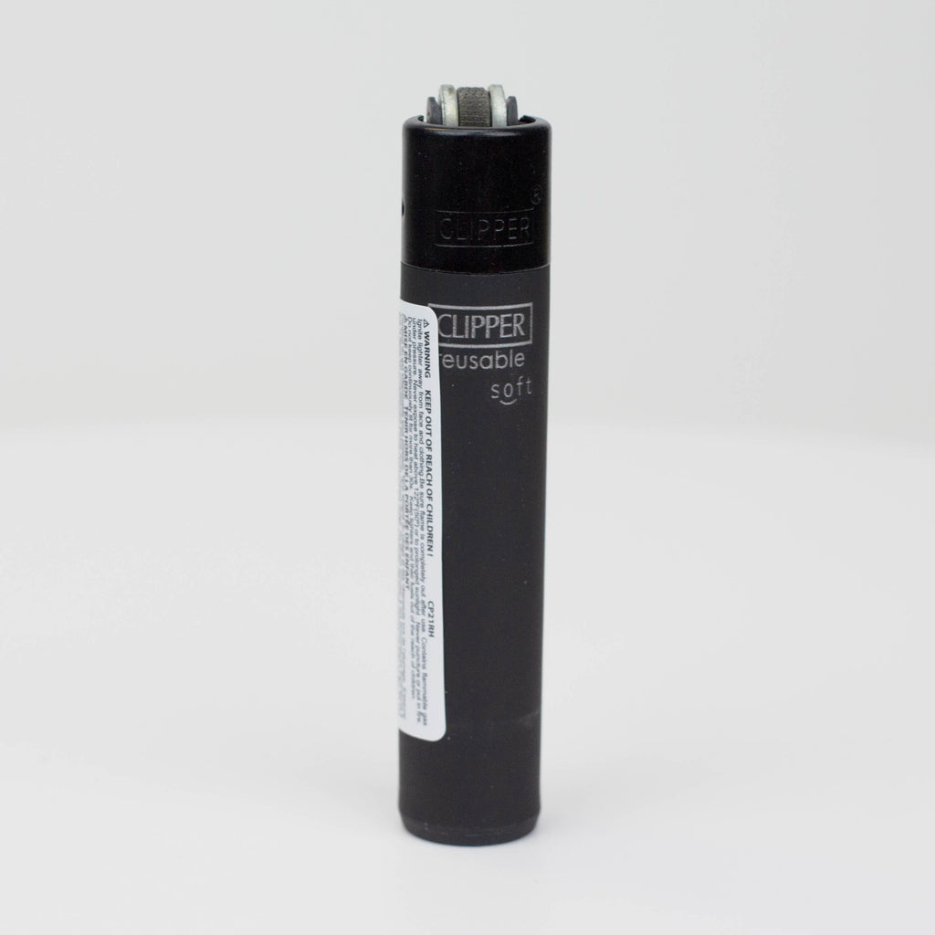 CLIPPER SOFT SOLID BLACK MICRO LIGHTERS COLLECTION