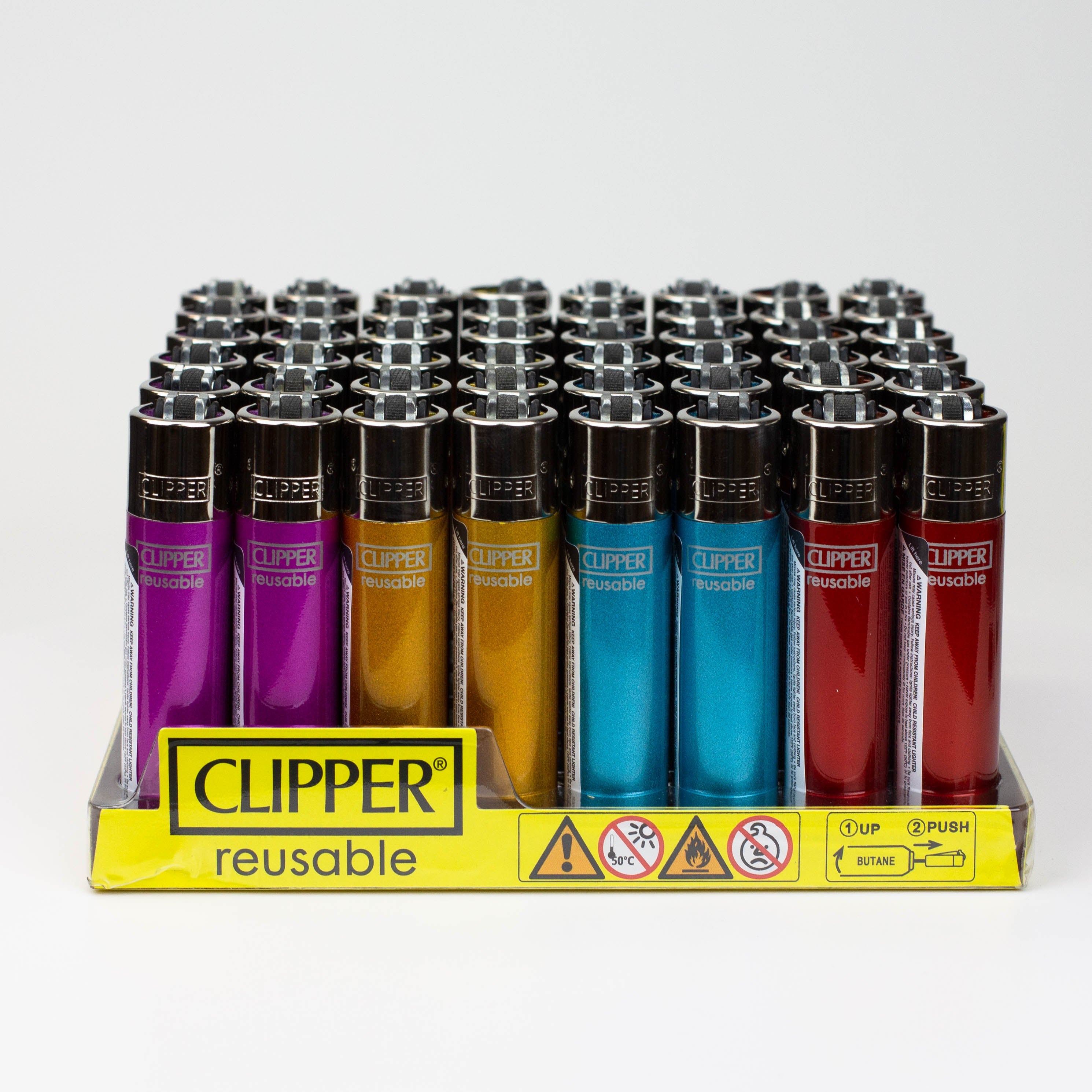 CLIPPER CRYSTAL 5 LIGHTERS COLLECTION