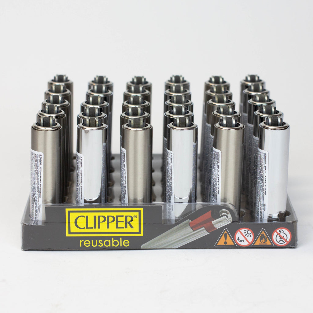 CLIPPER METAL SILVER LIGHTERS