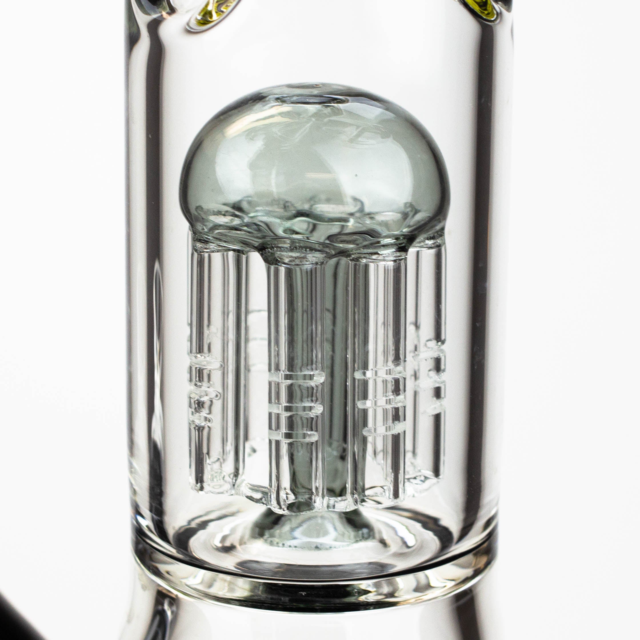 PROTECT YA NECK-15.5" 7 mm tree arm percolator glass bong [Killa Bees]