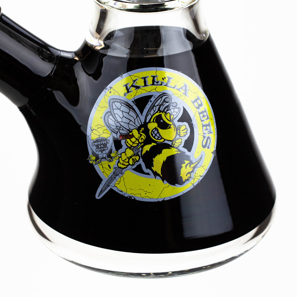 PROTECT YA NECK-15.5" 7 mm tree arm percolator glass bong [Killa Bees]
