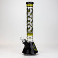 PROTECT YA NECK-15.5"  7 mm Glass water bong by Infyniti [Killa Bees]