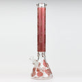 18" Skull Glow in the dark 7 mm glass water bong