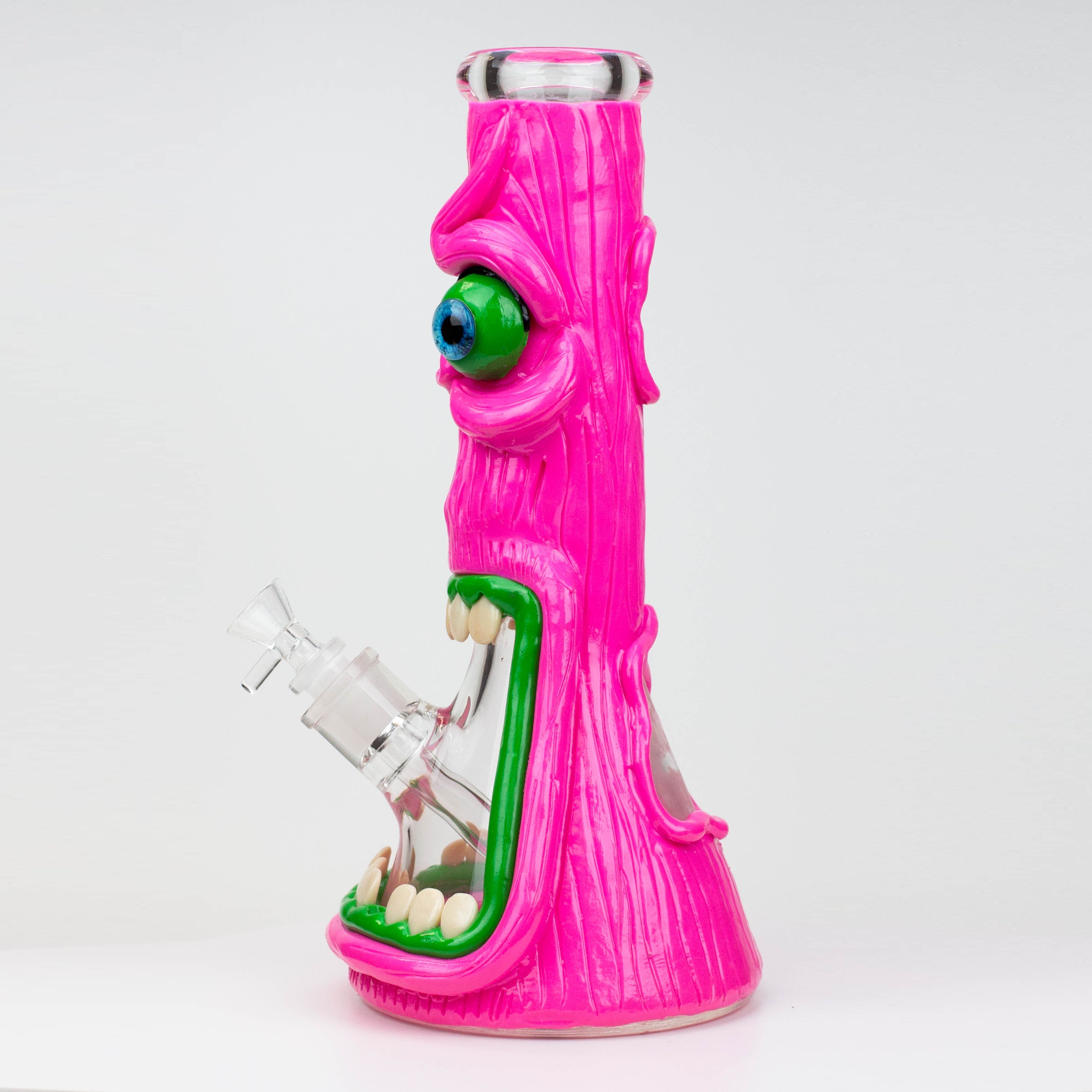 12.5"  Resin 3D artwork 7mm glass beaker water bong [TS103]