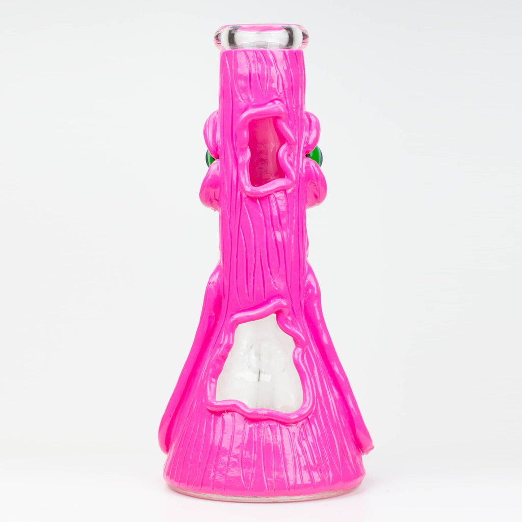 12.5"  Resin 3D artwork 7mm glass beaker water bong [TS103]