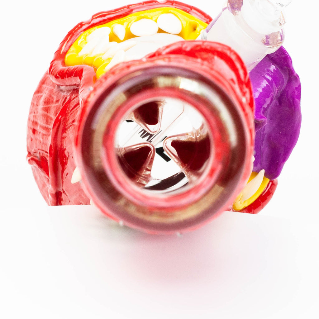 12.5"  Resin 3D artwork 7mm glass beaker water bong [TS101]