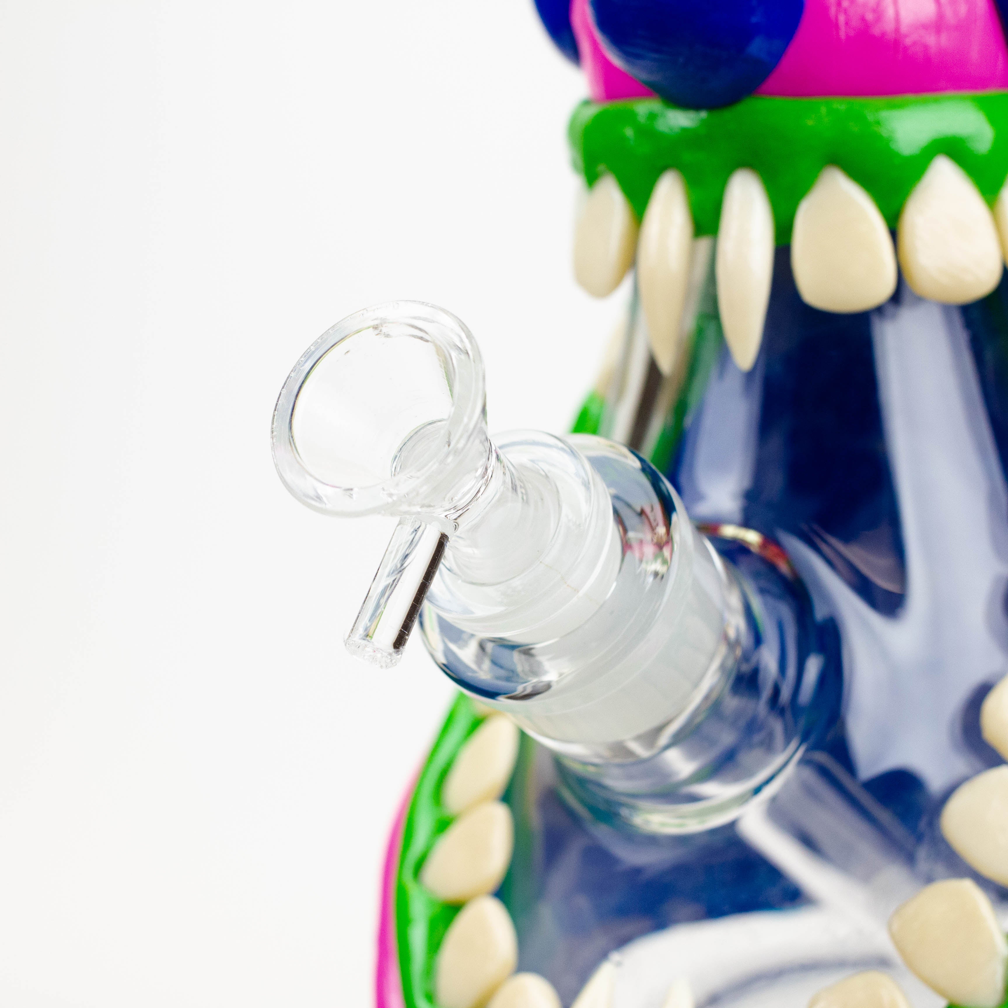 12.5"  Resin 3D artwork 7mm glass beaker water bong [TS109]