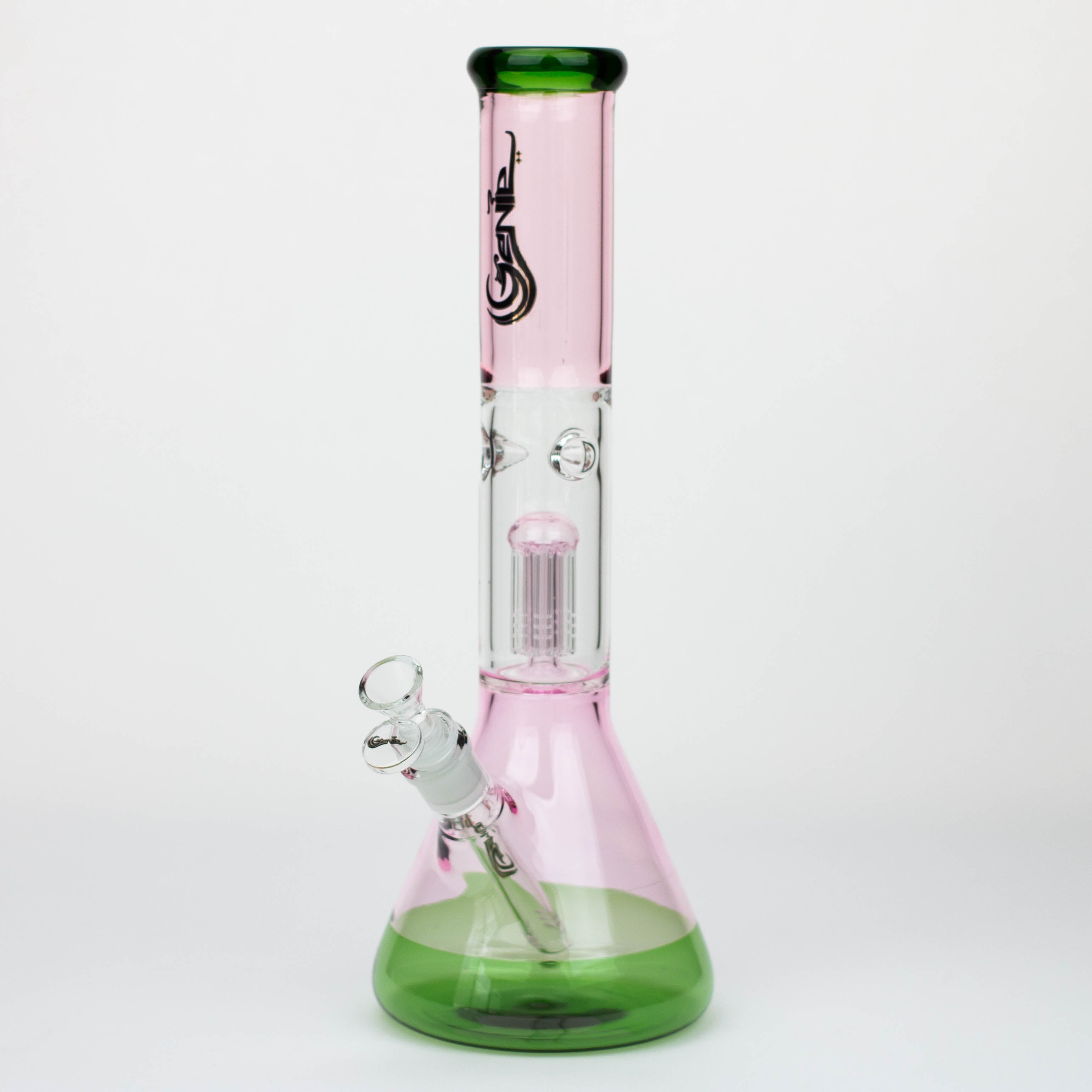 14.5" Genie-Tree arms two tone glass water bong [ST11]