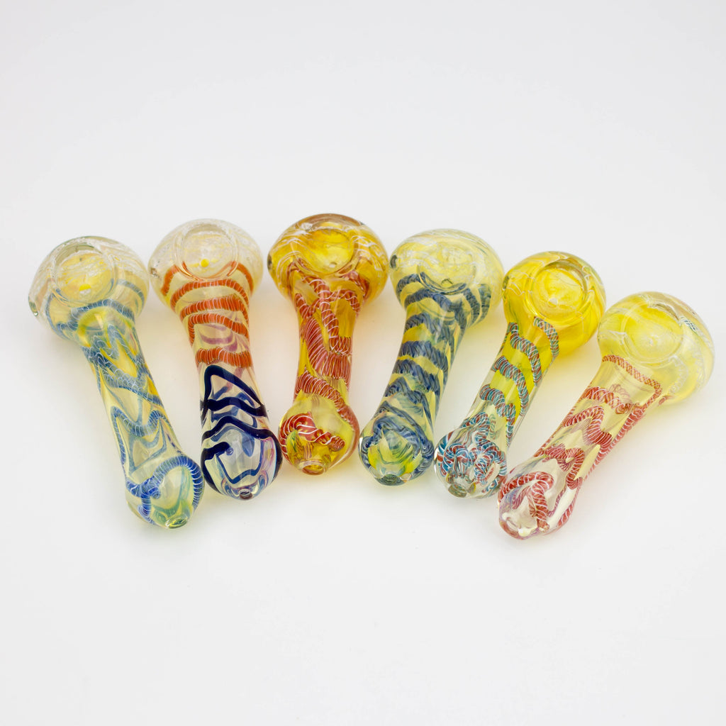 4.5" soft glass hand pipe [AP5086]