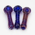 5" Spider web glass hand pipe