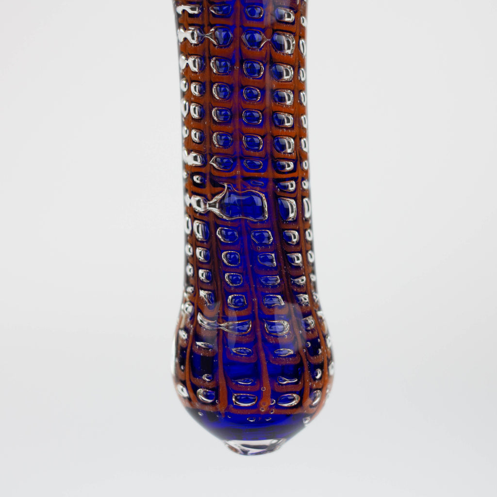 5" Spider web glass hand pipe