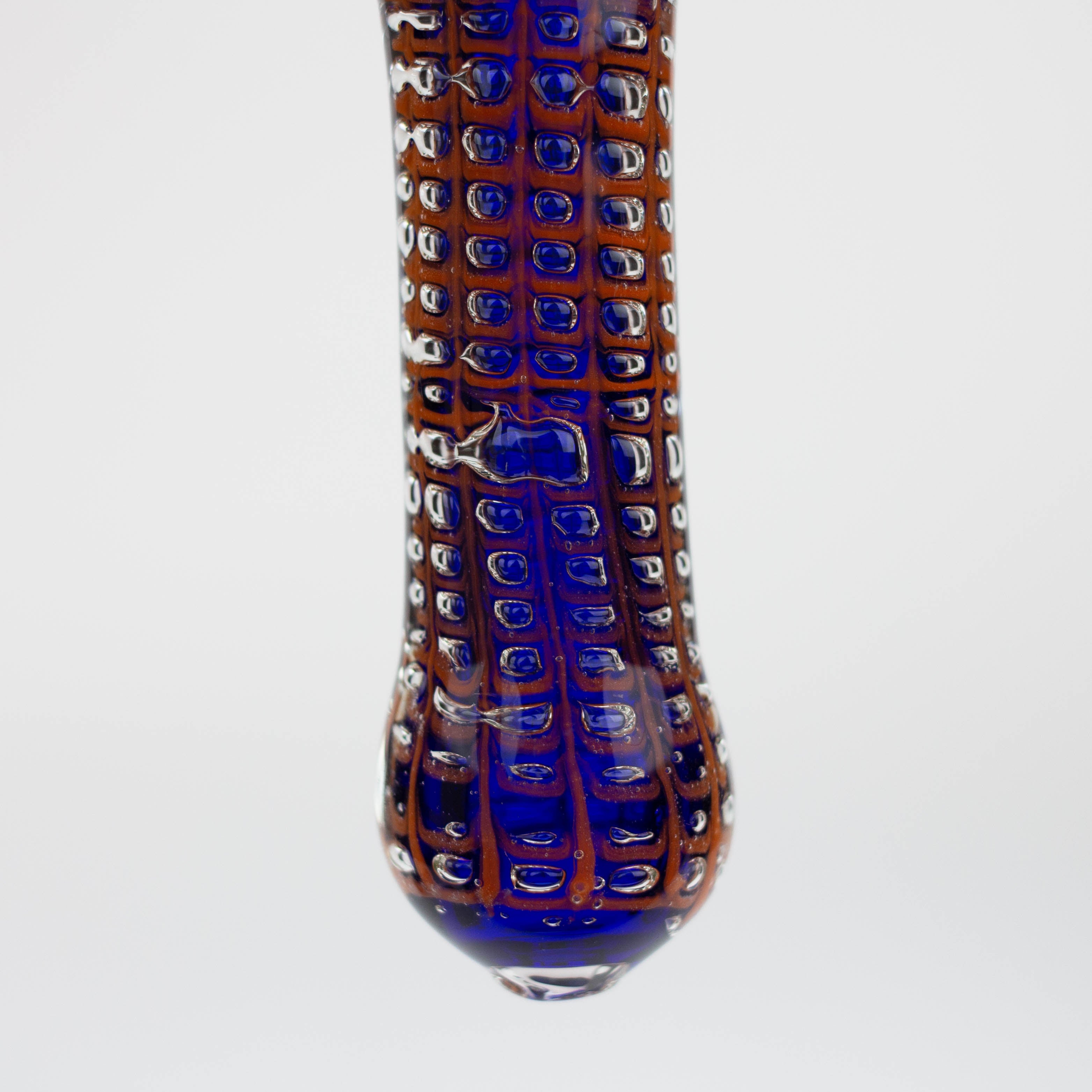 5" Spider web glass hand pipe