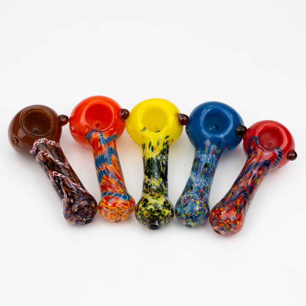 4.5" soft glass hand pipe [AP5221]