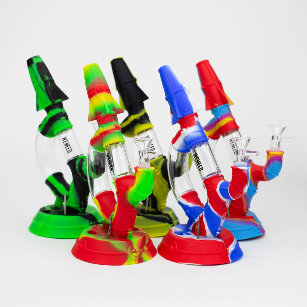 WENEED®- 8" D Lab Silicone bong Set