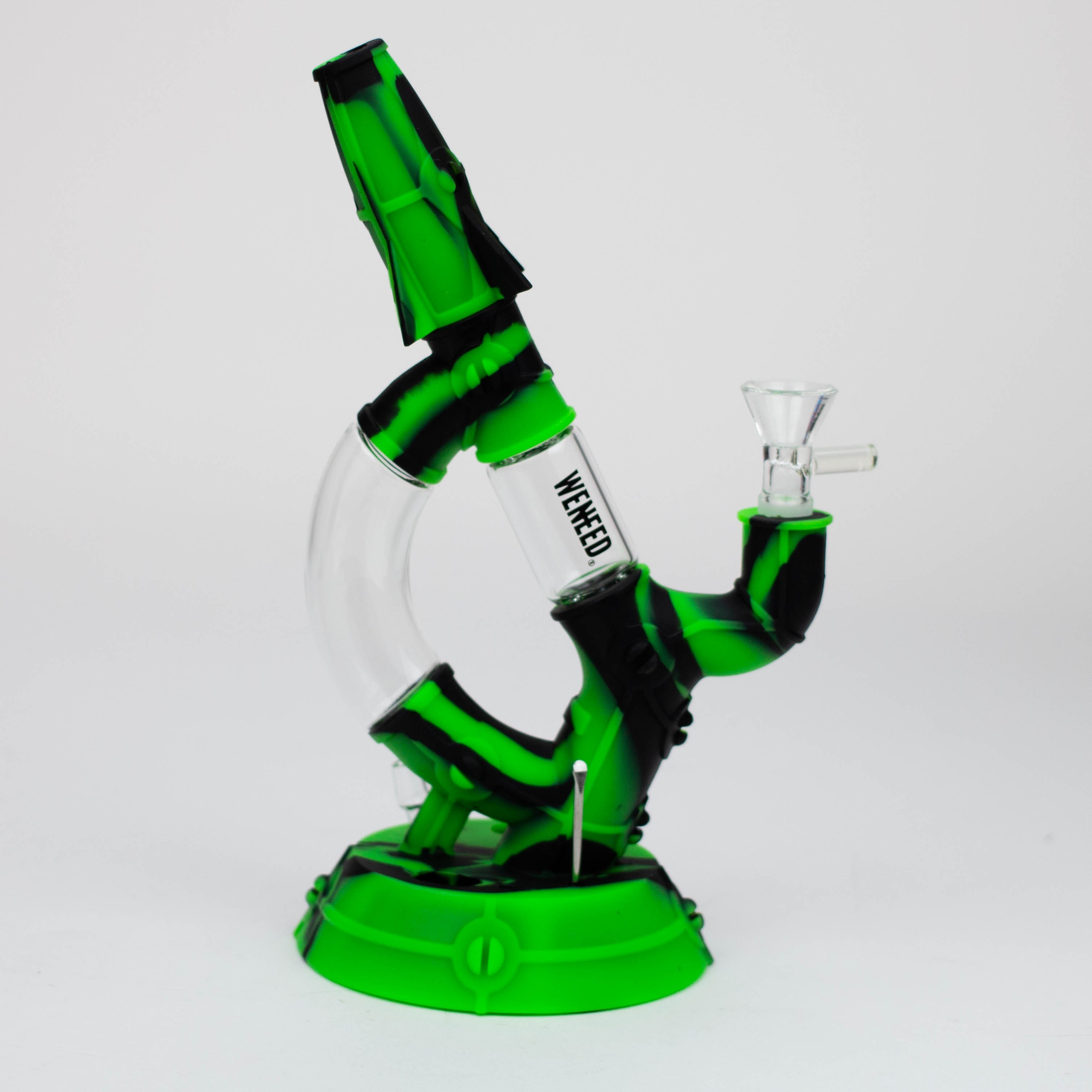 WENEED®- 8" D Lab Silicone bong Set