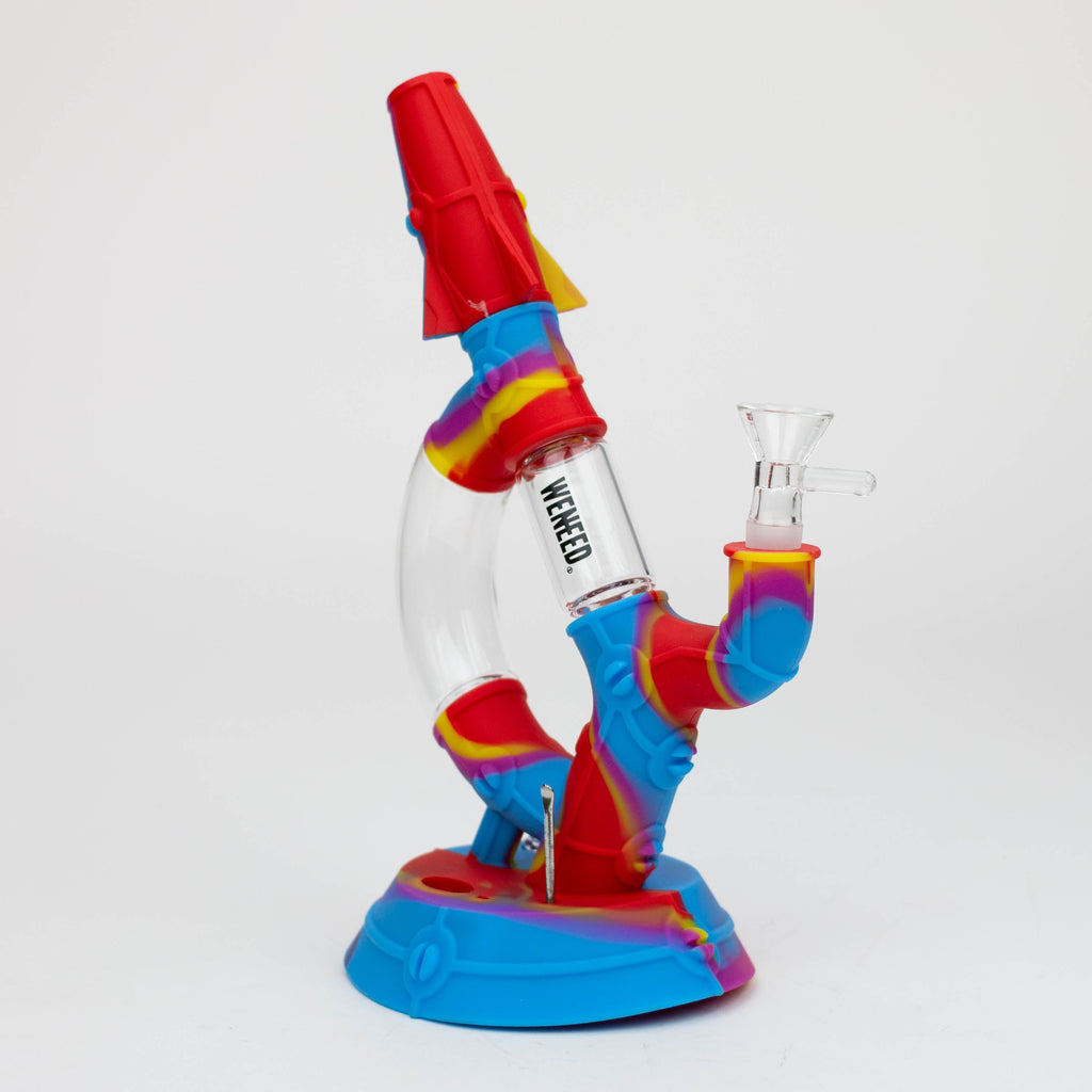 WENEED®- 8" D Lab Silicone bong Set
