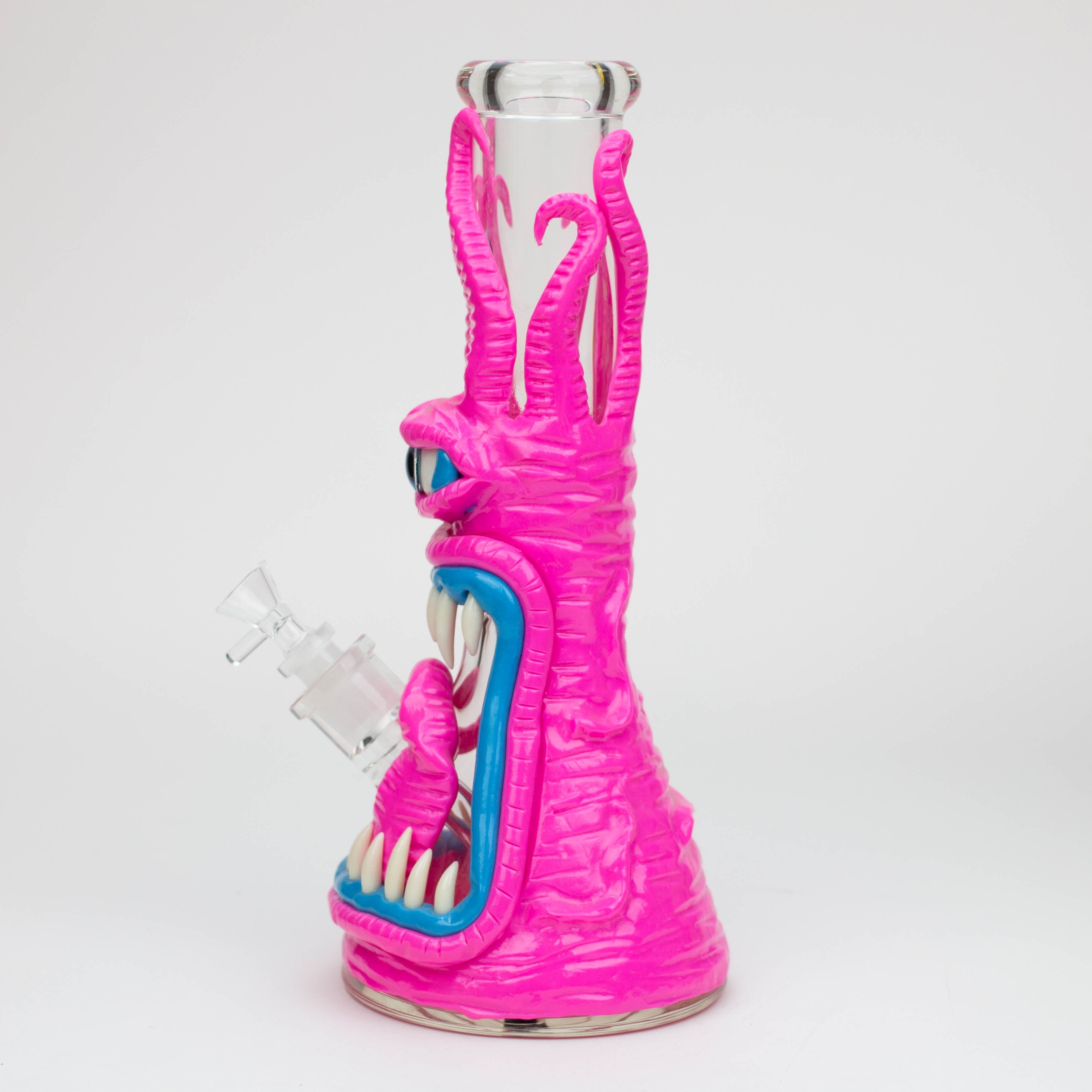 12.5"  Resin 3D artwork 7mm glass beaker water bong [TS112]