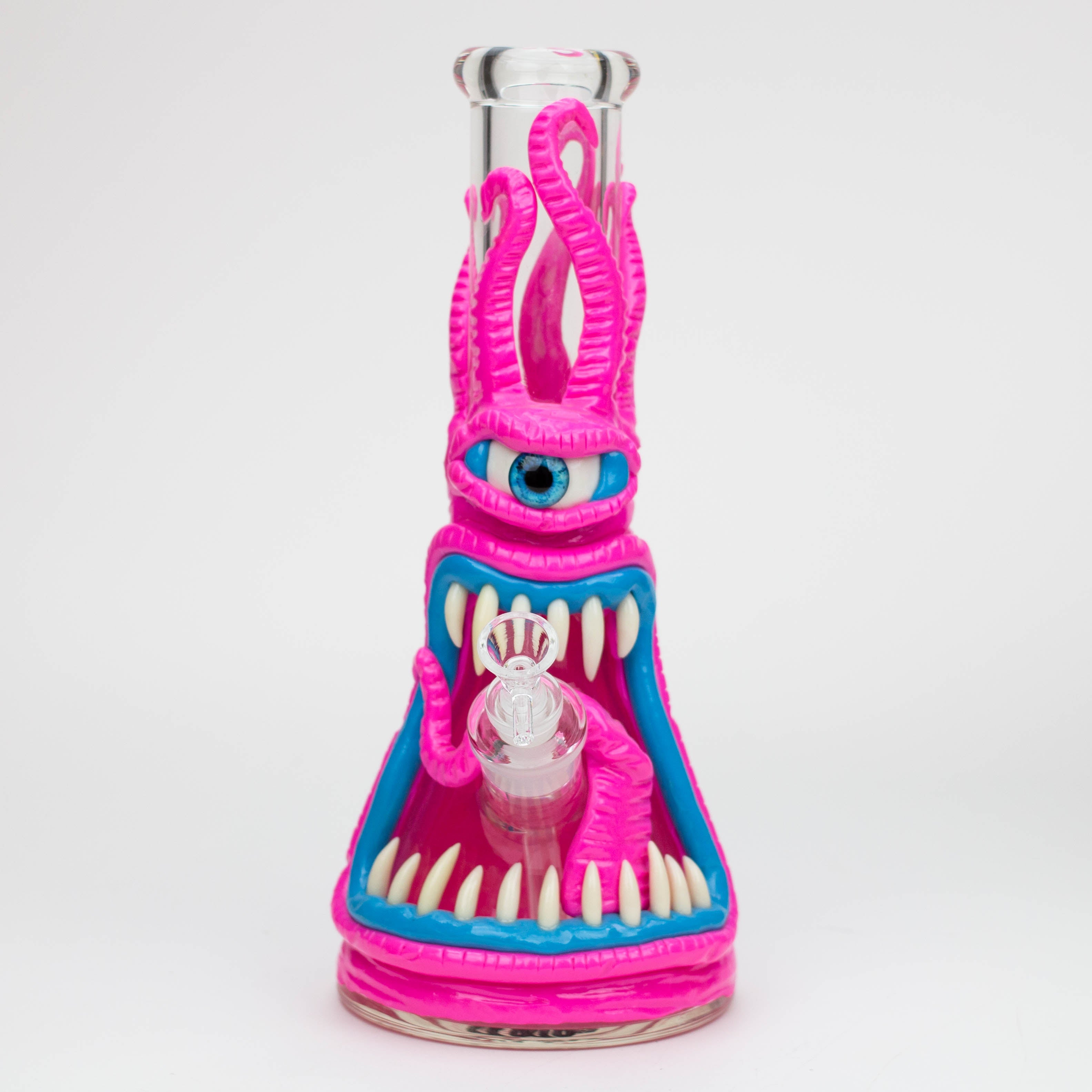 12.5"  Resin 3D artwork 7mm glass beaker water bong [TS112]