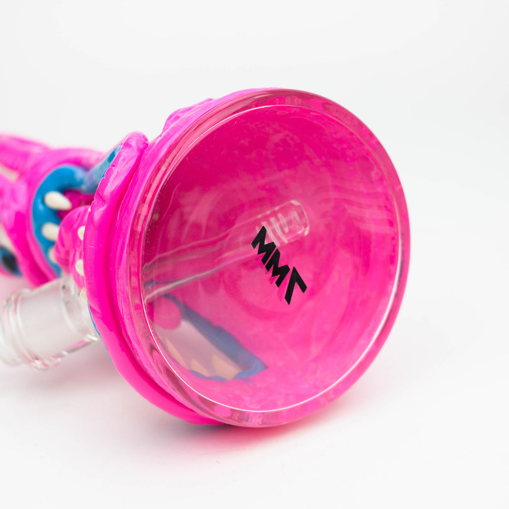 12.5"  Resin 3D artwork 7mm glass beaker water bong [TS112]