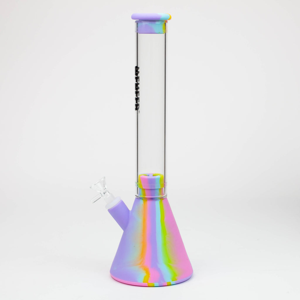 WENEED®- 12" Silicone Glass Beaker bong