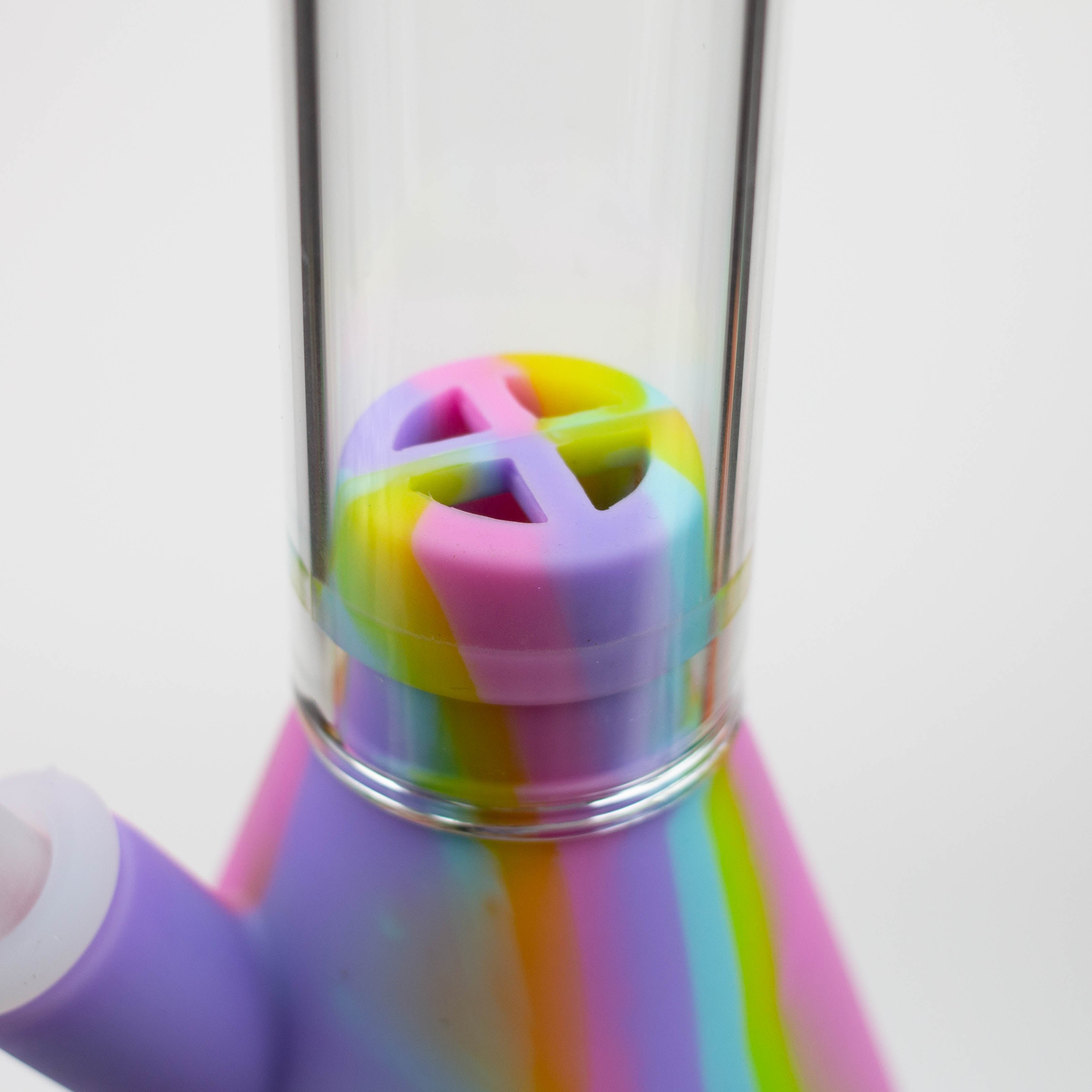 WENEED®- 12" Silicone Glass Beaker bong