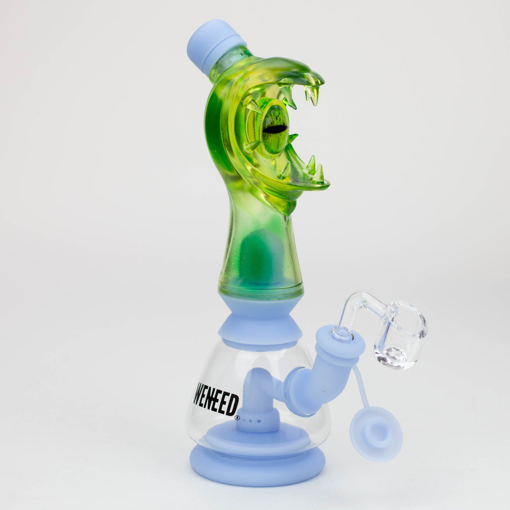 WENEED®- 9'' Leak Proof Monster Eyes Silicone Rig