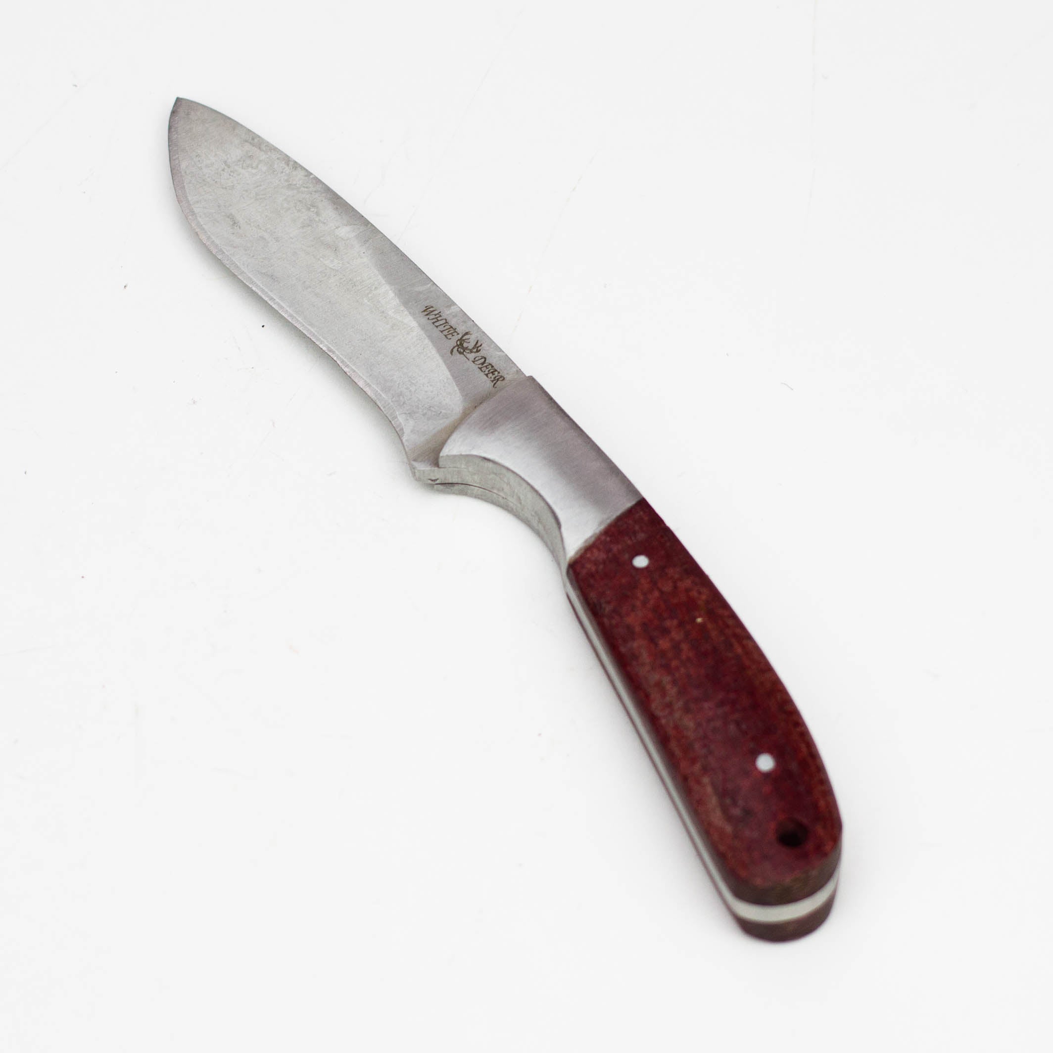 White Deer Skinner Knife  Hunters Micarta Grip Drop Point  [WD9408]