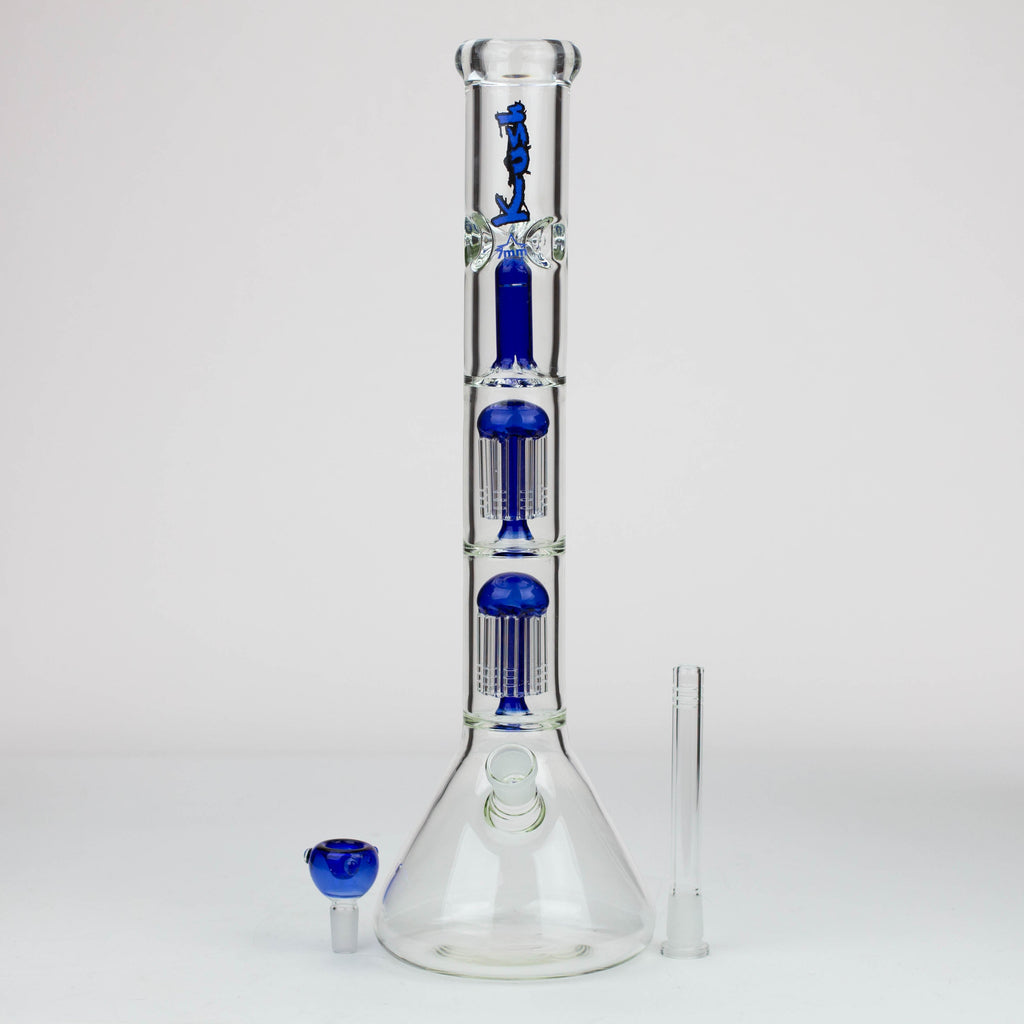 18" KUSH Dual tree percolator / splash guard / 7 mm / glass bong [AK114]