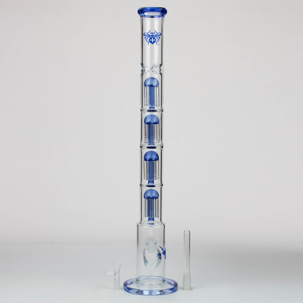 26" Xtreme Quad-percolator 7 mm glass Bong [XTR411]
