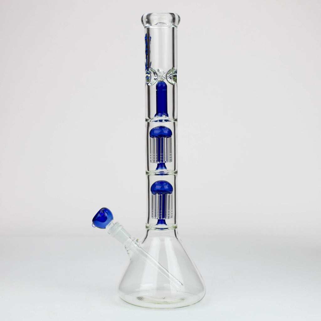 18" KUSH Dual tree percolator / splash guard / 7 mm / glass bong [AK114]