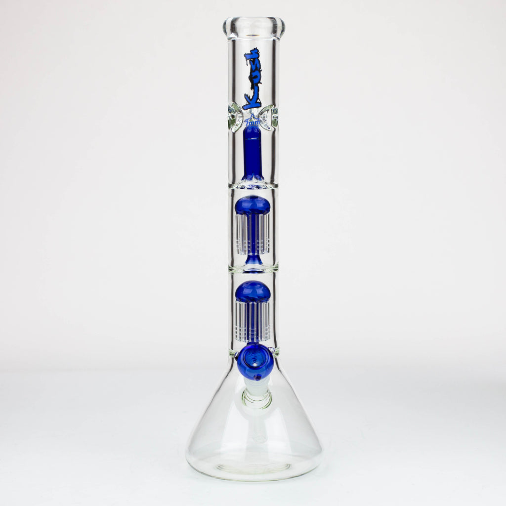 18" KUSH Dual tree percolator / splash guard / 7 mm / glass bong [AK114]