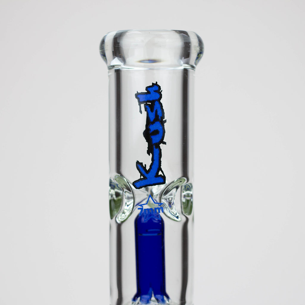 18" KUSH Dual tree percolator / splash guard / 7 mm / glass bong [AK114]