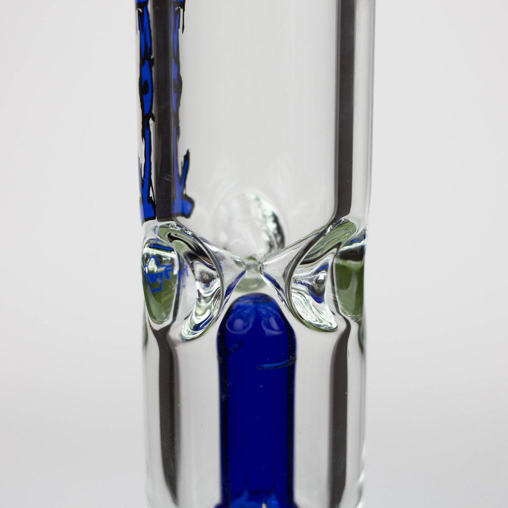 18" KUSH Dual tree percolator / splash guard / 7 mm / glass bong [AK114]