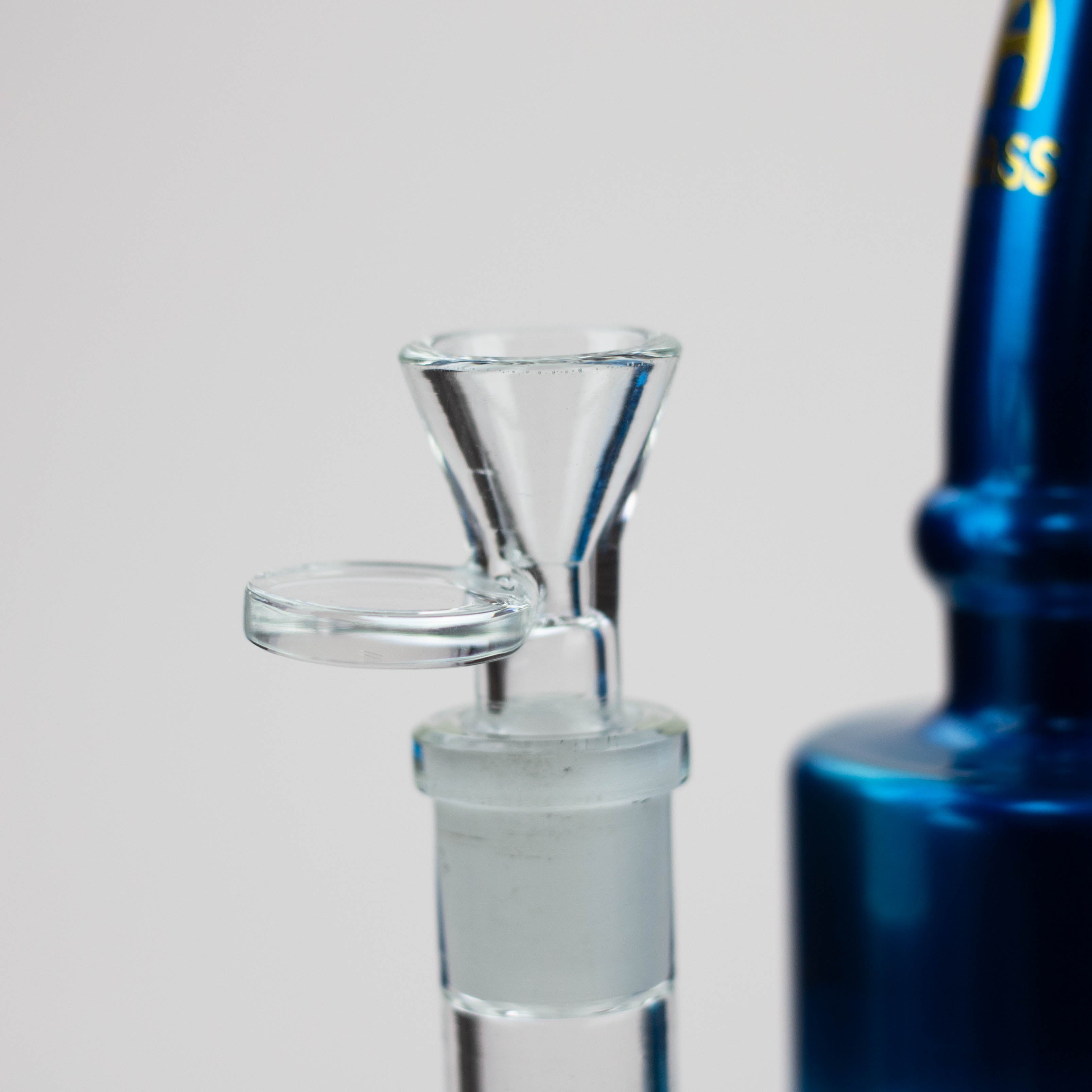 12" AQUA 2-in-1 Dual Barrel diffuser glass bong [AQUA118]