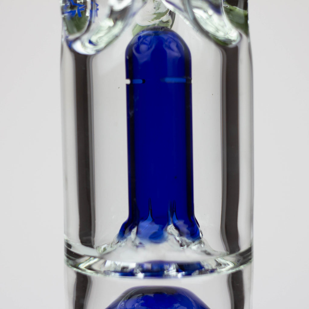 18" KUSH Dual tree percolator / splash guard / 7 mm / glass bong [AK114]