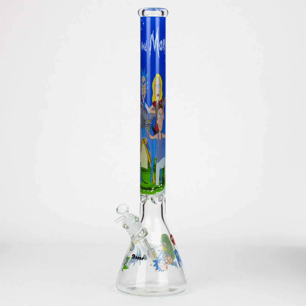 22" RM Cartoon 9 mm glass water bong [16800]