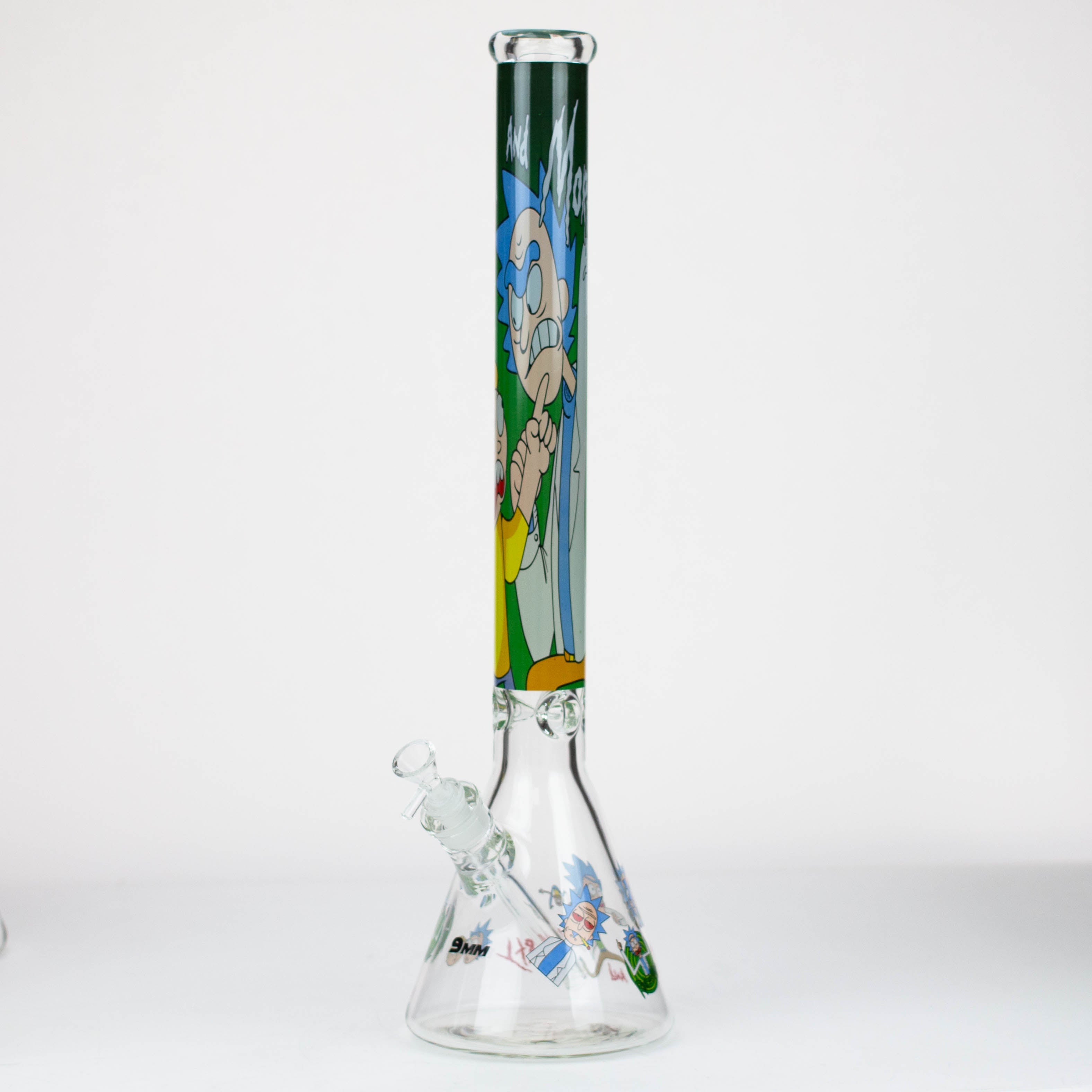 22" RM Cartoon 9 mm glass water bong [16800]