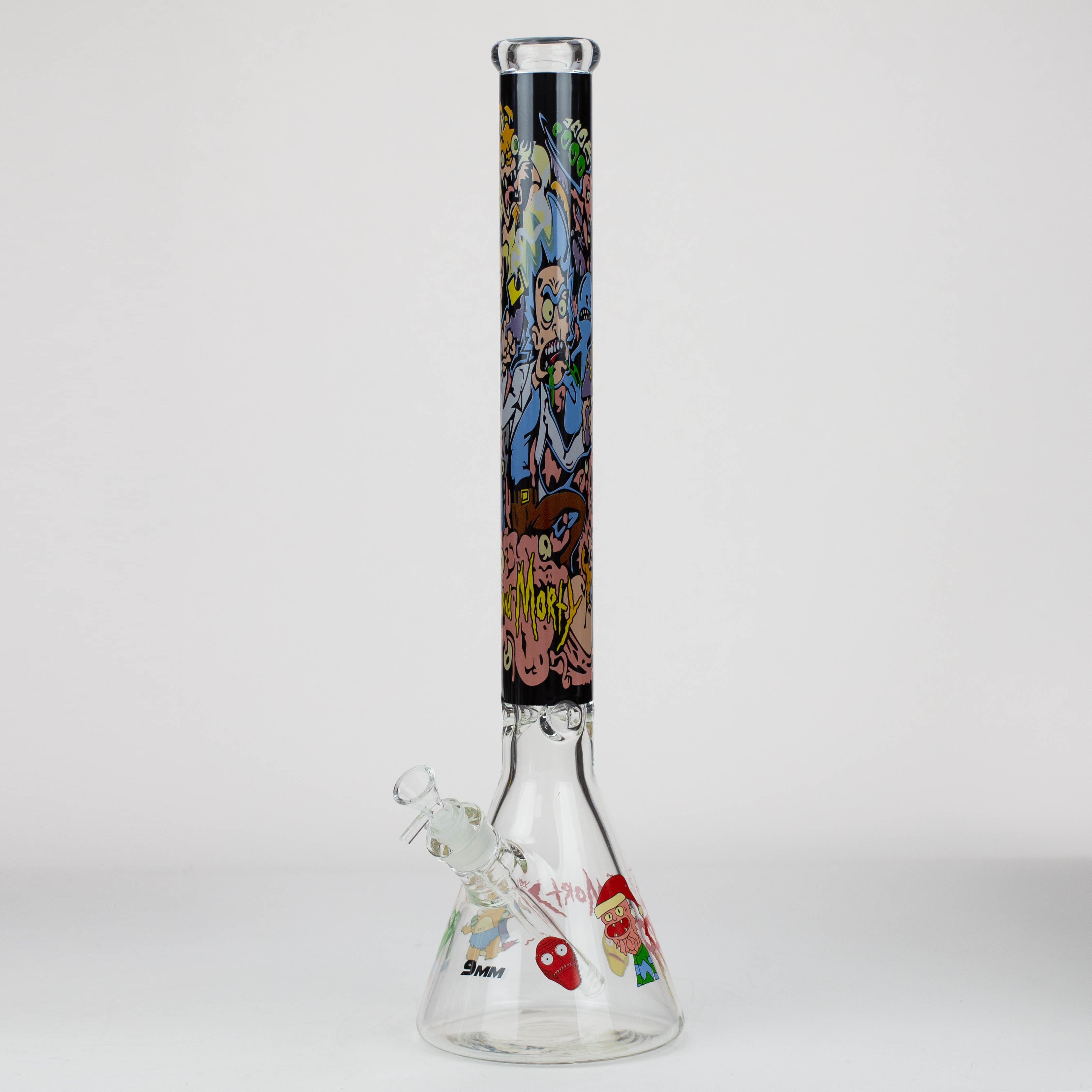 22" RM Cartoon 9 mm glass water bong [16800]