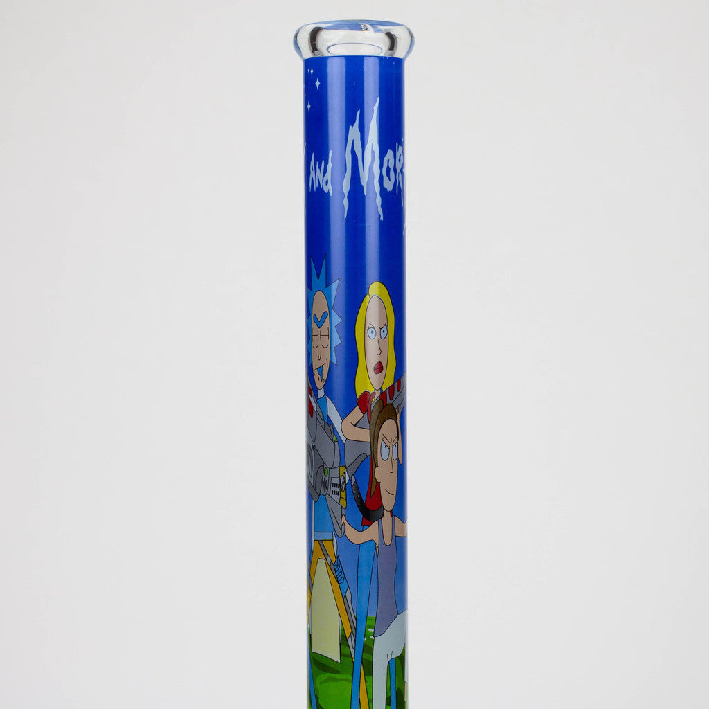 22" RM Cartoon 9 mm glass water bong [16800]