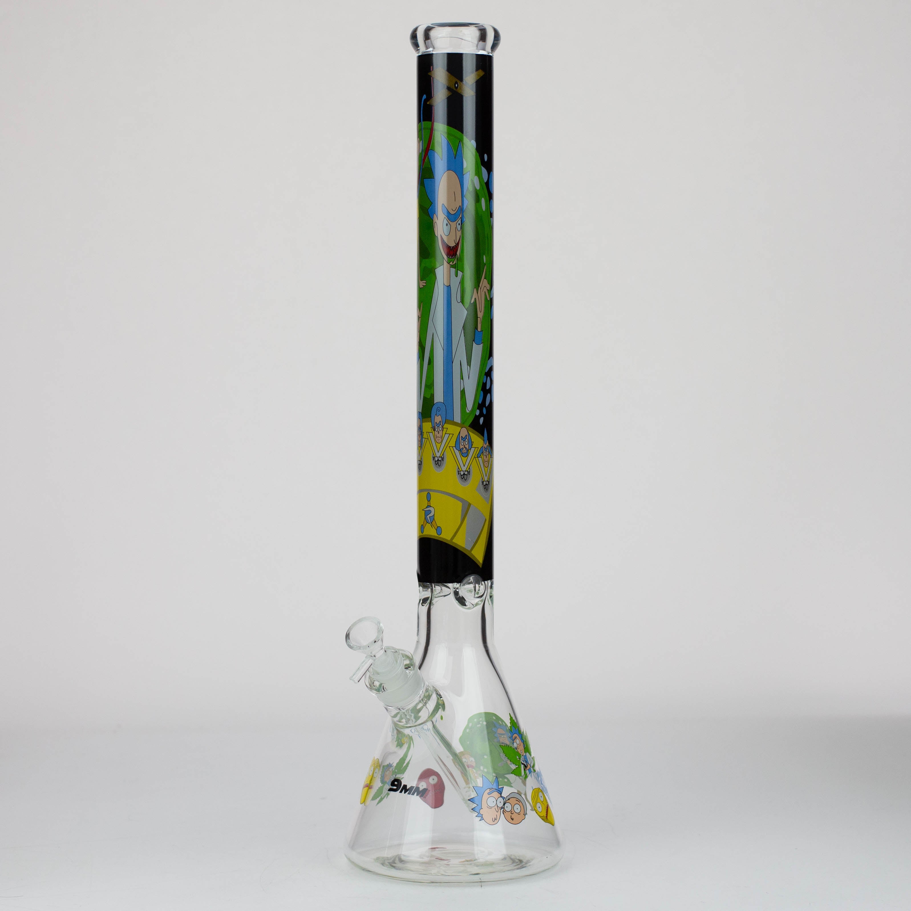 22" RM Cartoon 9 mm glass water bong [16800]