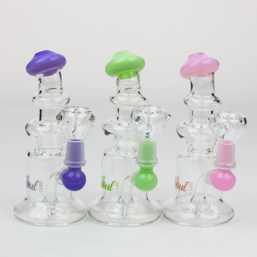 6" SOUL Glass mini bong [S2074]